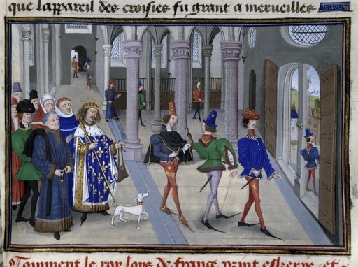 3070 Jean Fouquet (1420-1481) French School Stretched Canvas - (24 X 18)