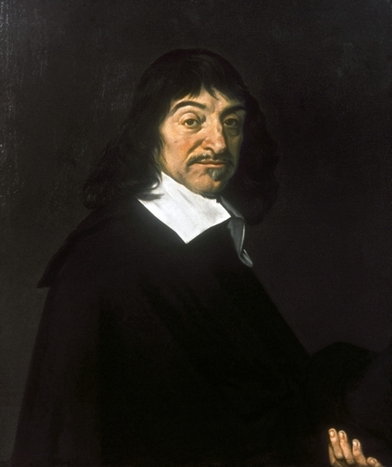 Rene Descartes (1596-1650) Nfrench Mathematician and Philosopher Oil on Canvas C1649 by Frans Hals Stretched Canvas - (24 X 36)