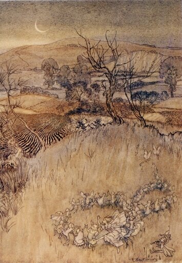 The Tempest 1926 Sour Ringlets Make Stretched Canvas - a Rackham (18 X 24)