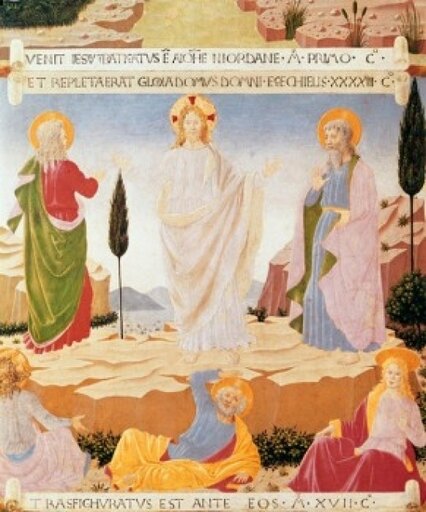 The Transfiguration 1438-1445 Fra Angelico (Ca1400-1455 Italian) Museo Di San Marco Florence Stretched Canvas - Fra Angelico (24 X 36)