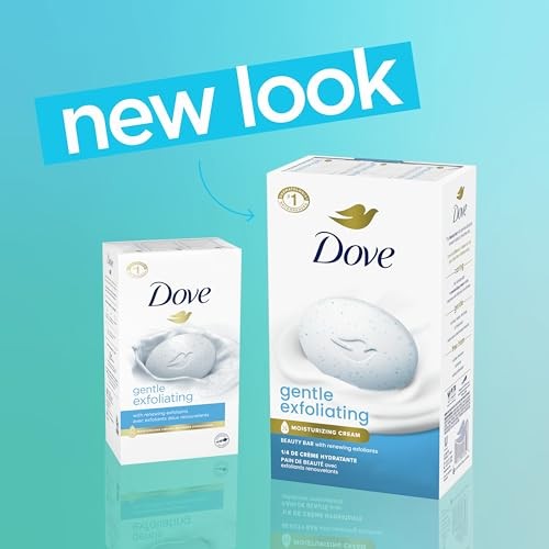 Dove Beauty Bar Soap 8 Bars Gentle Exfoliating, for Soft, Smooth Skin, Gently Renews Skin 3.75 Oz thumbnail