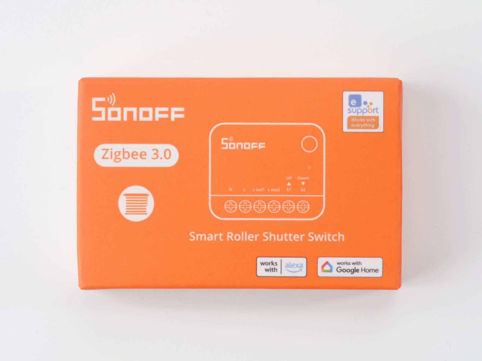 SONOFF MINI-ZBRBS Zigbee Smart Roller Shutter Switch Mini Size Smart Scene Signal Booster Transform Curtains Sonoff Zigbee Hub thumbnail