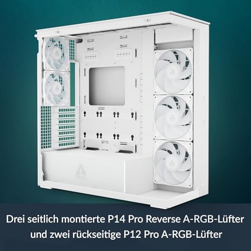 ARCTIC Xtender VG (White) Premium E-ATX PC Case with Vertical GPU Mounting thumbnail