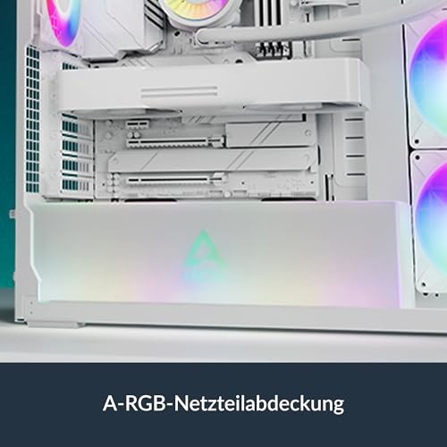 ARCTIC Xtender VG (White) Premium E-ATX PC Case with Vertical GPU Mounting thumbnail