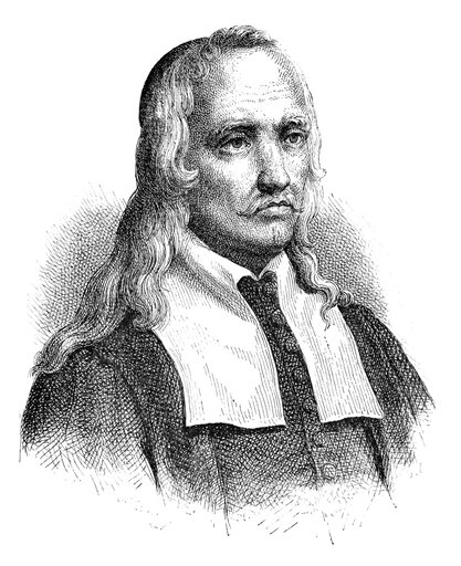 Giovanni Alfonso Borelli N(1608-1679) Italian Physicist and Astronomer Wood Engraving 19Th Century Stretched Canvas - (18 X 24)