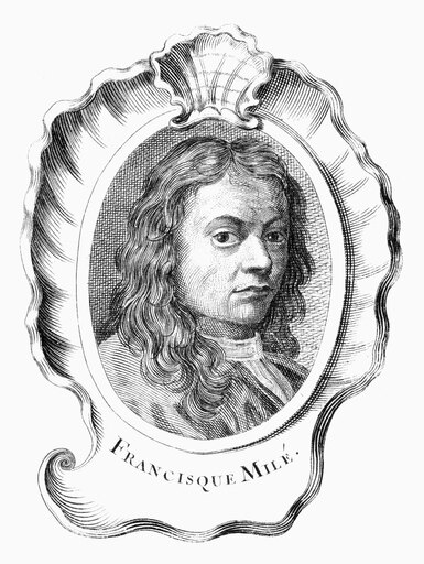 Francisque Millet N(C1642-1679) N Jean FranOis Millet French (Flemish-Born) Painter Copper Engraving French 18Th Century Stretched Canvas - (24 X 36)