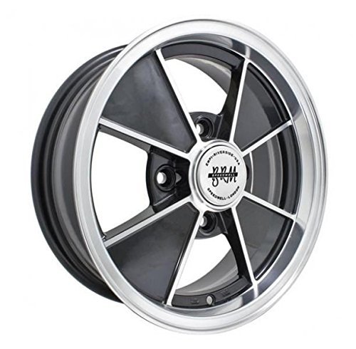 AA Performance Products Empi BRM 9734 Gloss Black W/ Polished Lip & Spoke Edges 4.5x15
