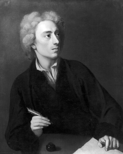 Alexander Pope (1688-1744) Nenglish Poet Oil on Canvas by or After Michael Dahl (1656-1743) Poster Print by (24 X 36)
