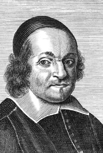 Christian Perizoni N(1609-1650) German Physician Line Engraving Published in Nuremberg C1688 Stretched Canvas - (18 X 24)