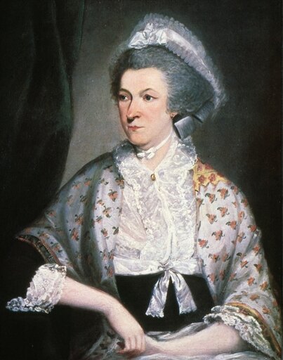 Abigail Adams (1744-1818) Nwife of President John Adams Oil on Canvas 1785 by Mather Brown Stretched Canvas - (18 X 24)