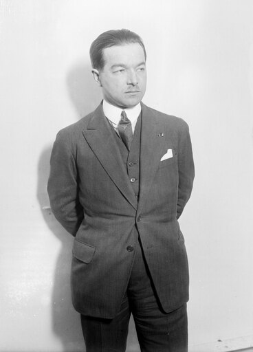 Ren Fonck (1894-1953) Nfrench Aviator Photograph C1925 Stretched Canvas - (18 X 24)