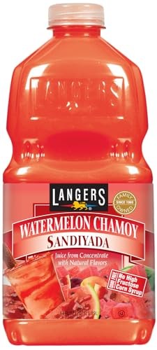 Langers Watermelon Chamoy, Sandiyada, Juice Cocktail, 64 Fl Oz (Pack of 1)