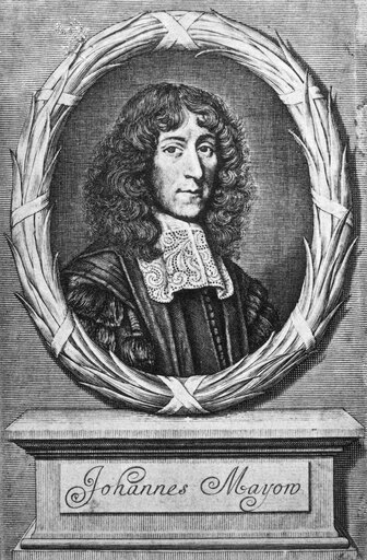 John Mayow (1640-1679) Nenglish Chemist and Physiologist Line Engraving 1674 Poster Print by (18 X 24)