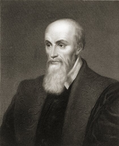 Michele De Lhospital Also Spelled Lhopital 1507-1573 French Statesman Lawyer and Humanist from the Book Gallery of Portraits Published London 1833 Str