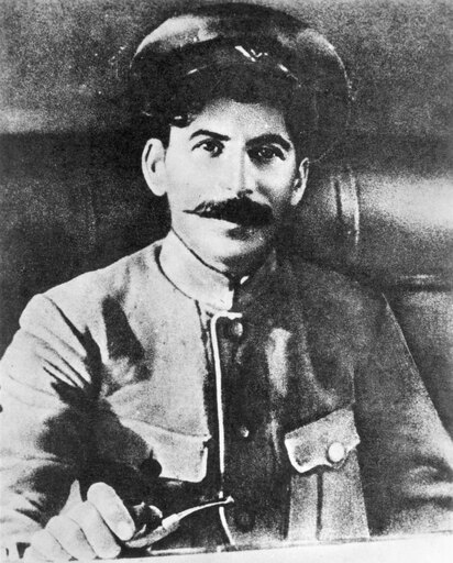Joseph Stalin (1879-1953) Nrussian Communist Leader Photographed 1918 at Tsaritsyn Stretched Canvas - (24 X 36)