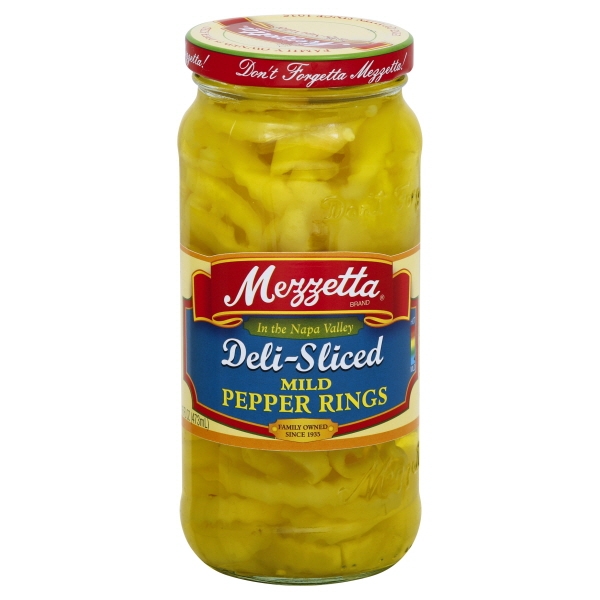 Mezzetta Mild Banana Pepper Rings - 16oz
