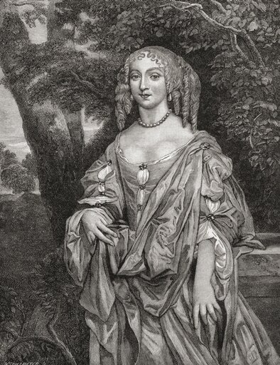 Eleanor Nell Gwyn 1650 to 1687 English Actress and Mistress of King Charles Ii of England from the Book Short History of the English People by JR Gree