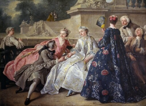 2774 Jean Francois De Troy (1679-1752) French School Stretched Canvas - (24 X 18)