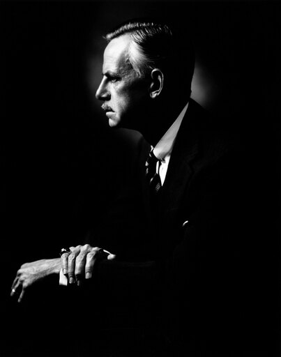 Eugene Gladstone ONeill N(1888-1953) American Playwright Photographed in 1933 Stretched Canvas - (24 X 36)