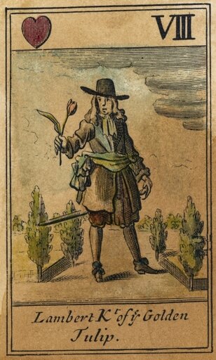 Cromwell Satire 1679 Nenglish Playing Card Satirizing Oliver CromwellS Government Stretched Canvas - (24 X 36)