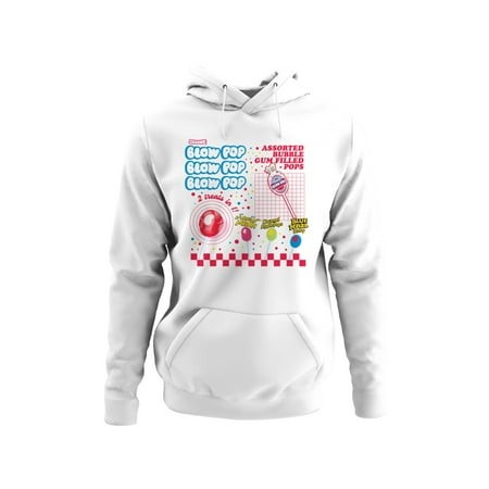 Officially Licensed Blow Pop Bubble Gum Lollipop Assortment Men S Hoodie