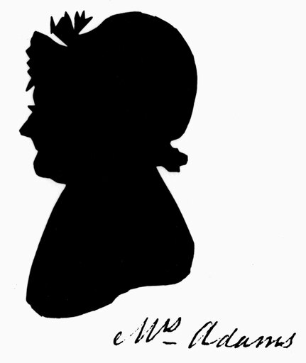 Abigail Adams (1744-1818) Namerican First Lady Wife of President John Adams Original Silhouette Early 19Th Century Stretched Canvas - (18 X 24)