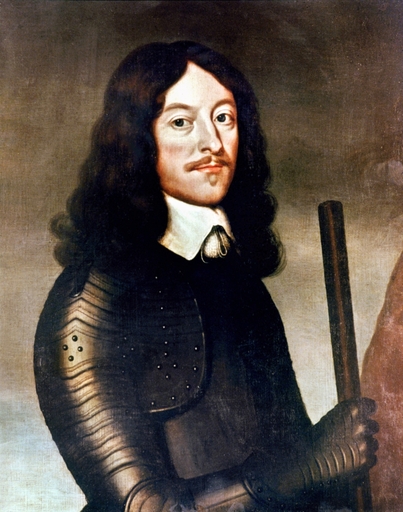 1St Marquess of Montrose Njames Graham (1612-1650) Scottish General Oil on Canvas After G Honthorst Stretched Canvas - (24 X 36)