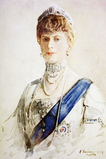 Mary of Teck 1867 to 1953 Born Victoria Mary Augusta Louise Olga Pauline Claudine Agnes Queen Consort of George V of the United Kingdom After a Painti