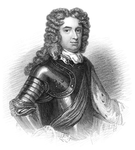 John Churchill (1650-1722) N1St Duke of Marlborough English Military Commander Steel Engraving 19Th Century After Sir Godfrey Kneller Stretched Canvas
