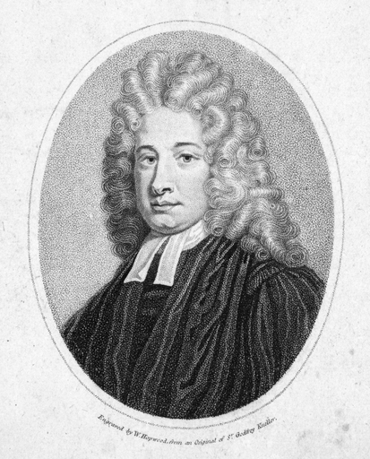 Thomas Parnell (1679-1718) Nanglo-Irish Poet Stipple Engraving English 1796 Stretched Canvas - (24 X 36)