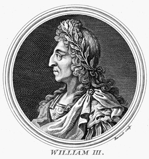 William Iii of England N(1650-1702) Stadholder of Holland (1672-1702) and King of England (1689-1702) Engraving English 18Th Century Poster Print by (