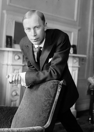 Sergei Prokofiev (1891-1953) Nrussian Composer Photograph C1918 Poster Print by (18 X 24)