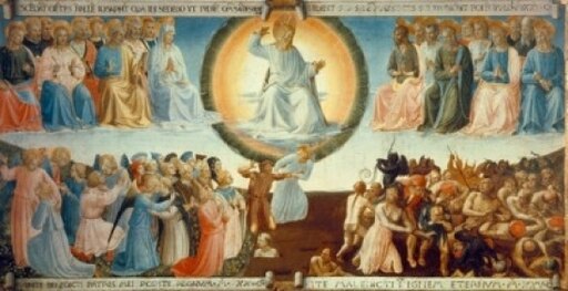 Last Judgment by Fra Angelico (ca1395-1455) Italy Florence Museo Di San Marco 1430 Stretched Canvas - Fra Angelico (24 X 36)