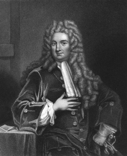 John Radcliffe (1650-1714) Nenglish Physician Steel Engraving 19Th Century After a Painting by Sir Godfrey Kneller Poster Print by (18 X 24)