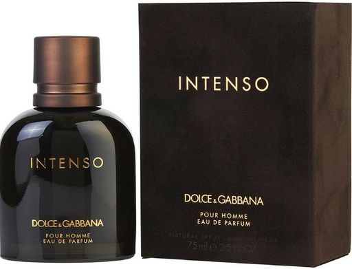 Intenso by Dolce - Gabbana Eau De Parfum Spray for Men 2.5 Oz (Pack of 4)