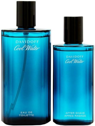 Cool Water by Davidoff Eau De Toilette Spray 2 Piece Gift Set 1 Ea (Pack of 4)