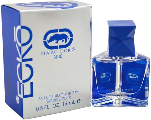 Marc Ecko Blue Eau De Toilette Spray for Men 0.5 Oz (Pack of 3)