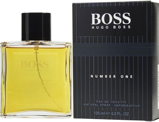 Boss Number One by Hugo Boss Eau De Toilette Spray for Men 4.2 Oz (Pack of 4)