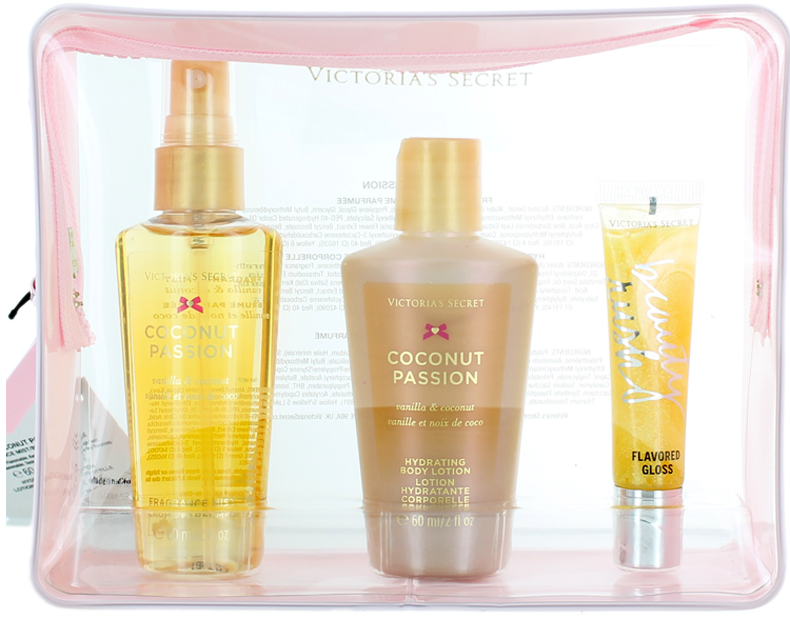 Victoria's Secret Jett Setter Coconut Passion (W) 3 Pcs Set
