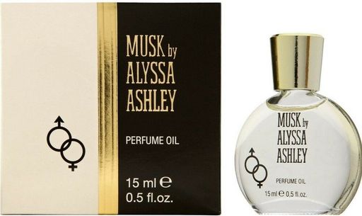 Musk by Alyssa Ashley Perfumed Oil for Women 0.5 Oz (Pack of 5)