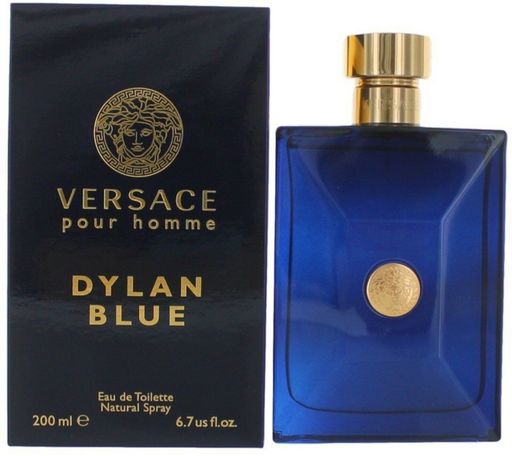 Dylan Blue by Versace Eau De Toilette Spray 6.7 Oz (Pack of 4)