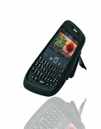 Body Glove - Silicone Case for BlackBerry 8500, Curve 8530, 9300, 9330 - Black