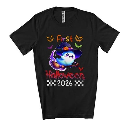 First Halloween 2026; Adorable Halloween Costume Witch Boo Ghost Lover; Family Group Unisex T-Shirt