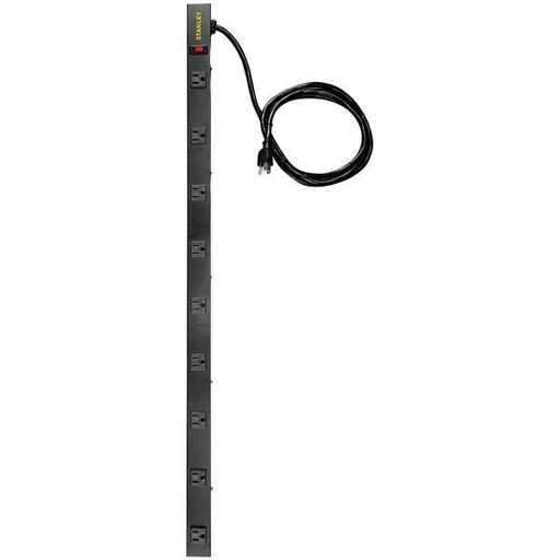 STANLEY(R) 31610 STANLEY SurgeMAX Pro 9-Outlet Surge-Protector Power Bar, 6-F.