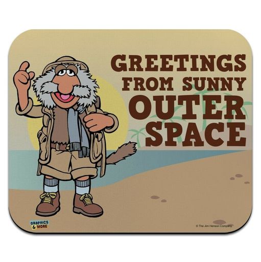 Outer Space Uncle Matt Fraggle Rock Low Profile Thin Mouse Pad Mousepad