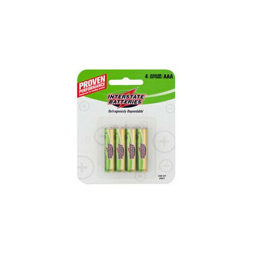 Interstate Batteries Dry0035 1 5v Alkaline Aaa Batteries 4-pack