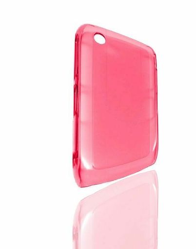 Verizon High Gloss Silicone Case for BlackBerry 8530, 8520 - Hot Pink