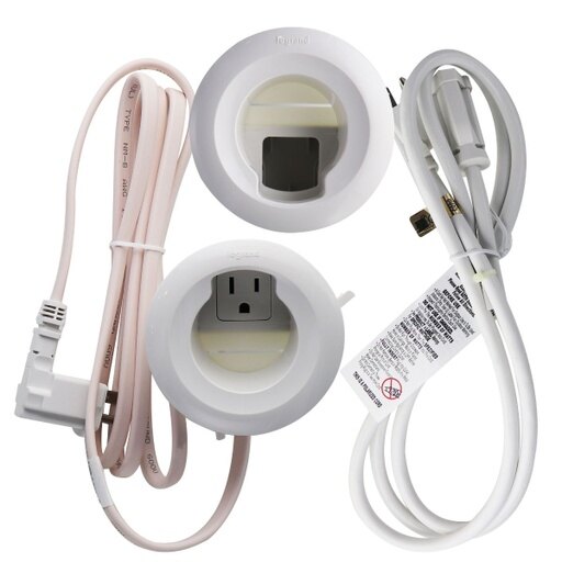 Legrand Geek Squad in Wall Power Kit - White GSK701