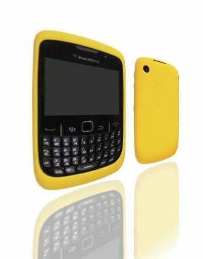 OEM BlackBerry 8520 8530 9300 9330 Silicon Skin Case - Yellow