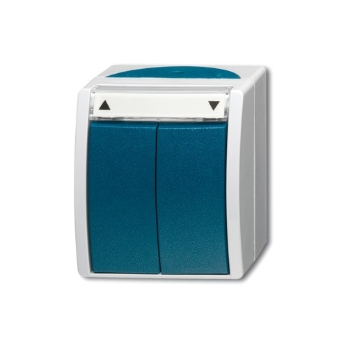 Busch-Jaeger Jalousieschalter, Blau (2601/4 W-53)